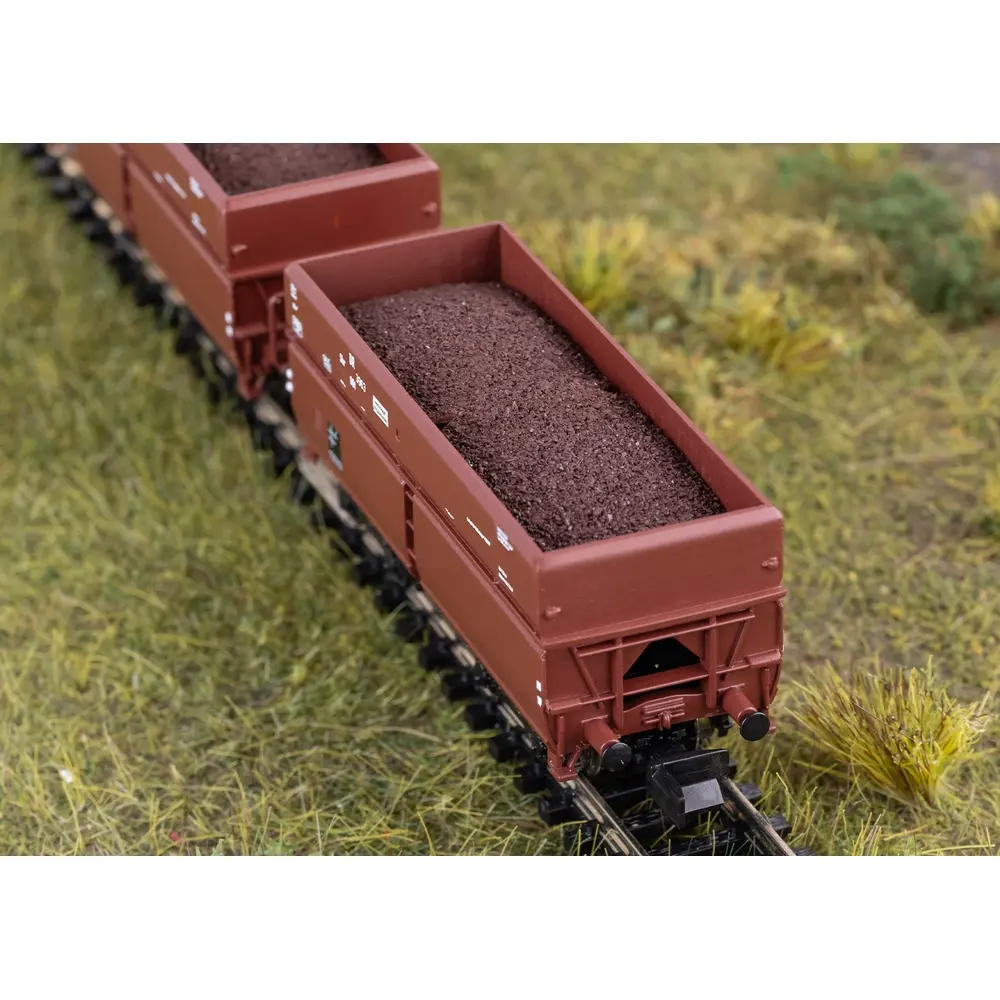 Coffret de wagons électrique à déchargement automatique - Minitrix T15013 - DRB - N 1/160 - Ep.II - Analogique - 2R - 2