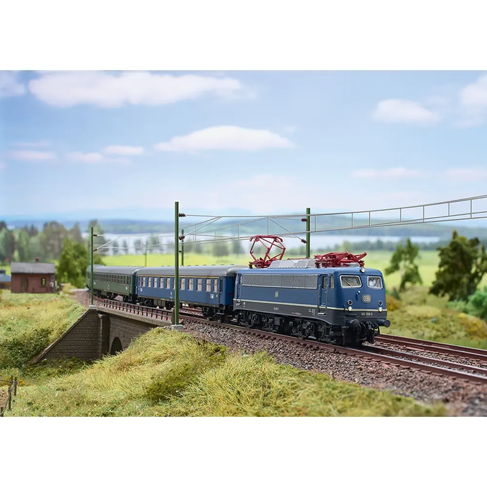 Locomotive électrique série 110.3 - MINITRIX T16268 - DB - N 1/160 - EP. IV - Digital Sound - 2R - 3