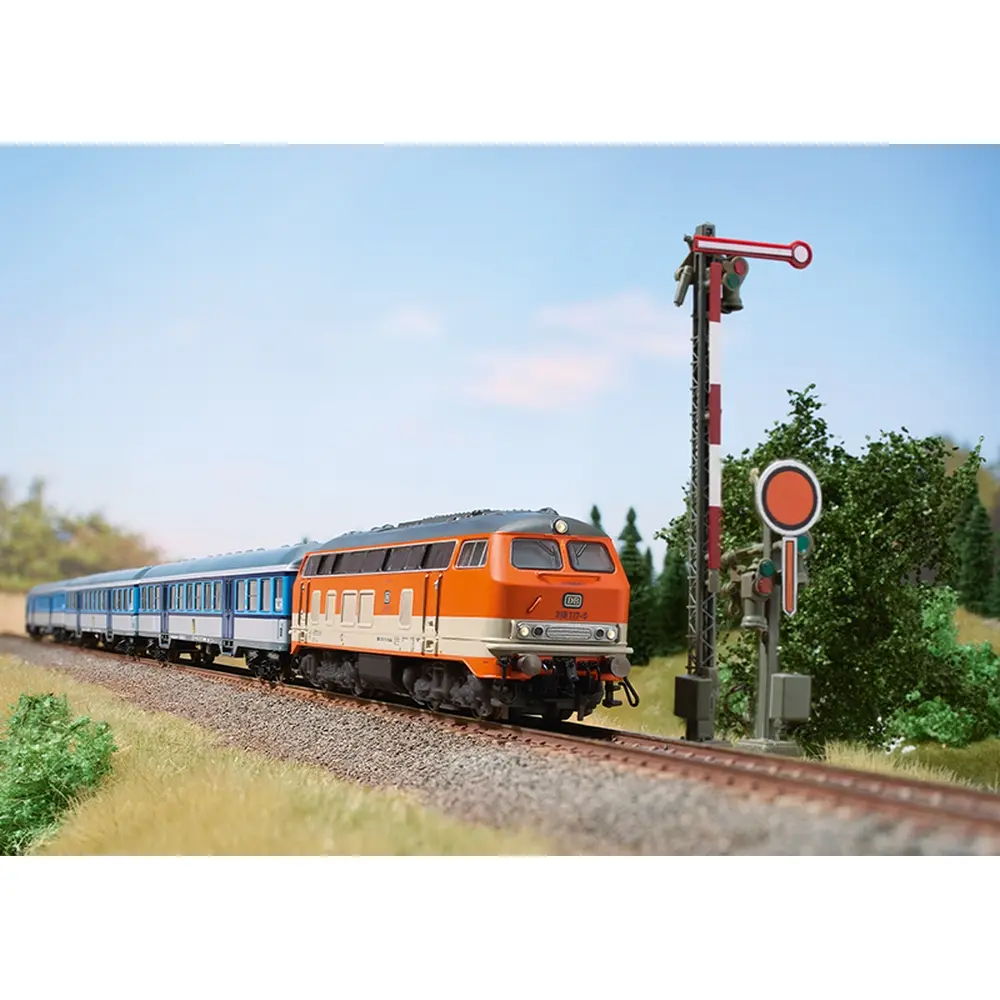 Locomotive diesel série 218 - Minitrix T16826 - privée - N 1/160 - EP. VI - Digital Sound - 2R - 3