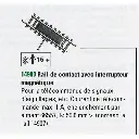 Rail de contact avec interrupteur magnétique - Minitrix 14980 - 50mm  - N 1/160 - 2