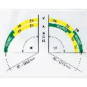 Aiguillage courbe à gauche 42° R1 / R2 Minitrix 14956 - N 1/160 - code 80 - 2