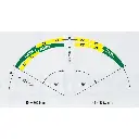 Aiguillage courbe gauche cœur pola 30° R3/R4 - Minitrix 14947 - N 1/160 - code 80 - 2