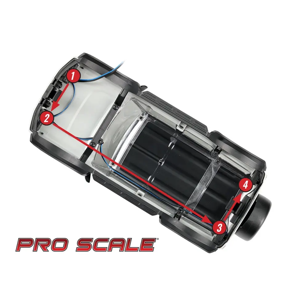 Kit LED Pro Scale TRX-4M Defender - Traxxas 9784 - 2