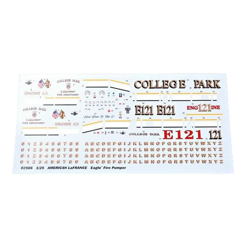 Pompe à Incendie Américaine "LAFRANCE EAGLE 2002" - Trumpeter 02506 - 1/25 - 3