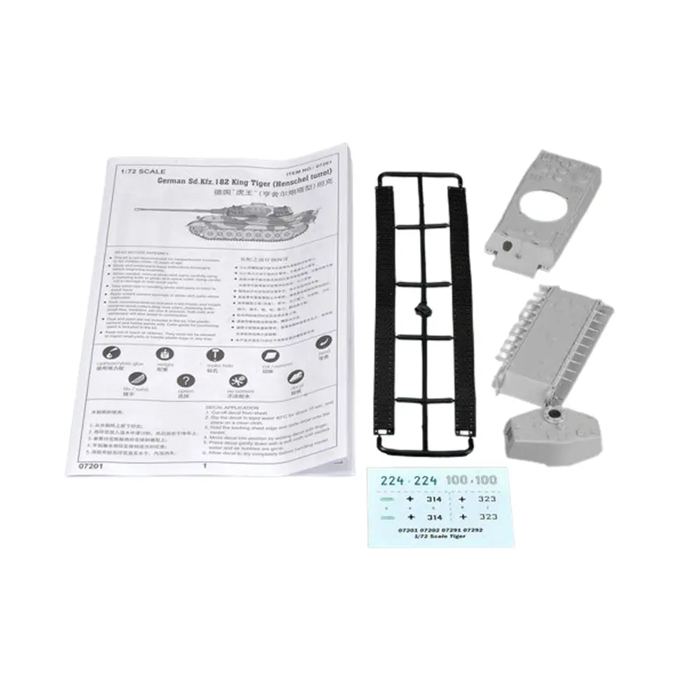 Char de combat - 182 King Tiger - Trumpeter 07201 - 1/72 - 4