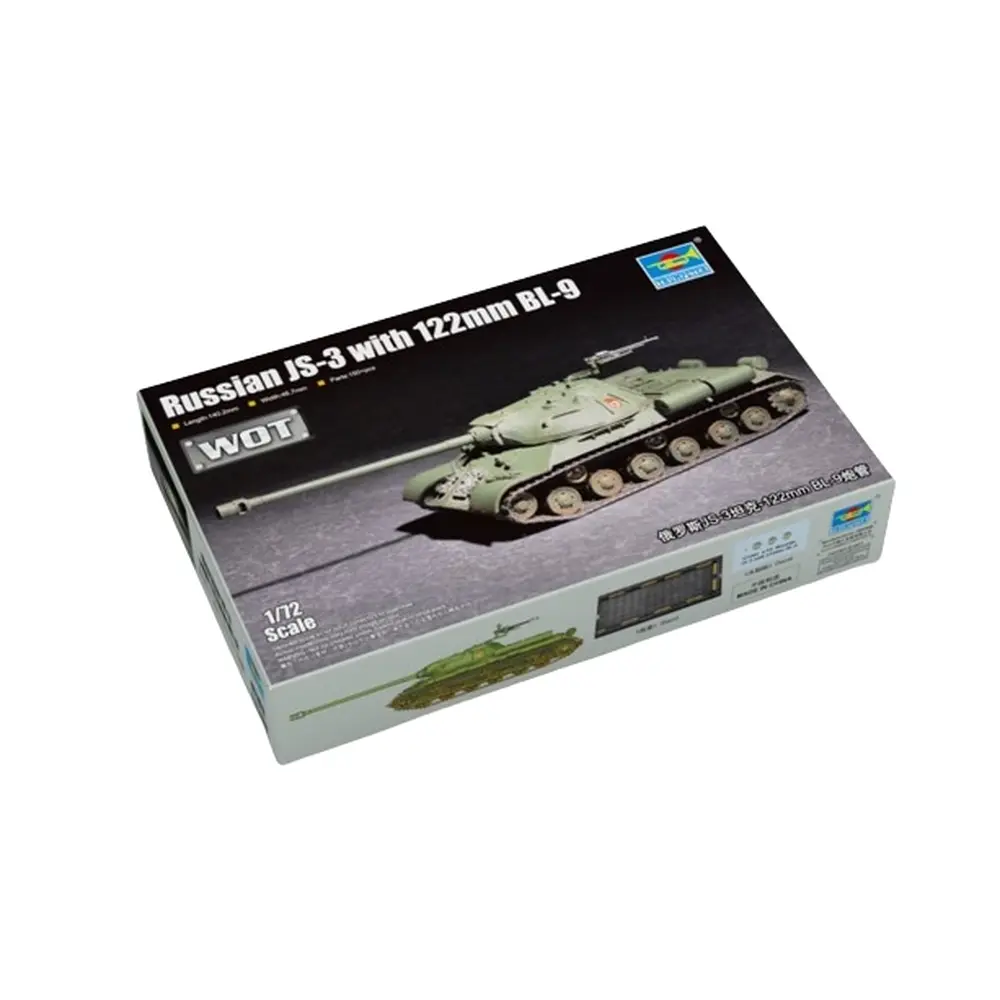 Char Russe - JS-3 + BL-9 122mm - Trumpeter 07163 - 1/72 - 2