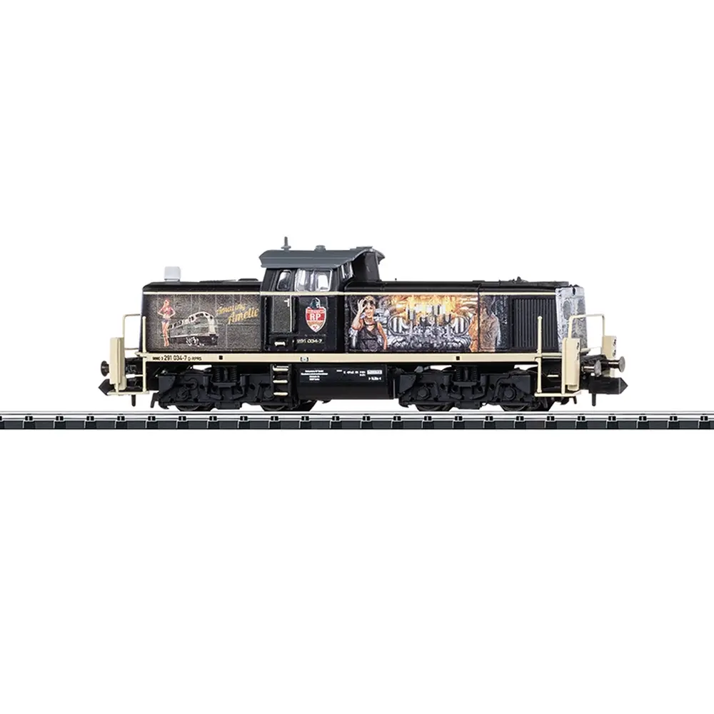 Locomotive diesel série 291 - Minitrix T16299 - privée - N 1/160 - EP. VI - Digital Sound - 2R - 2