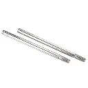 2 Tiges d'amortisseurs acier chrome - Traxxas 1664 - 2