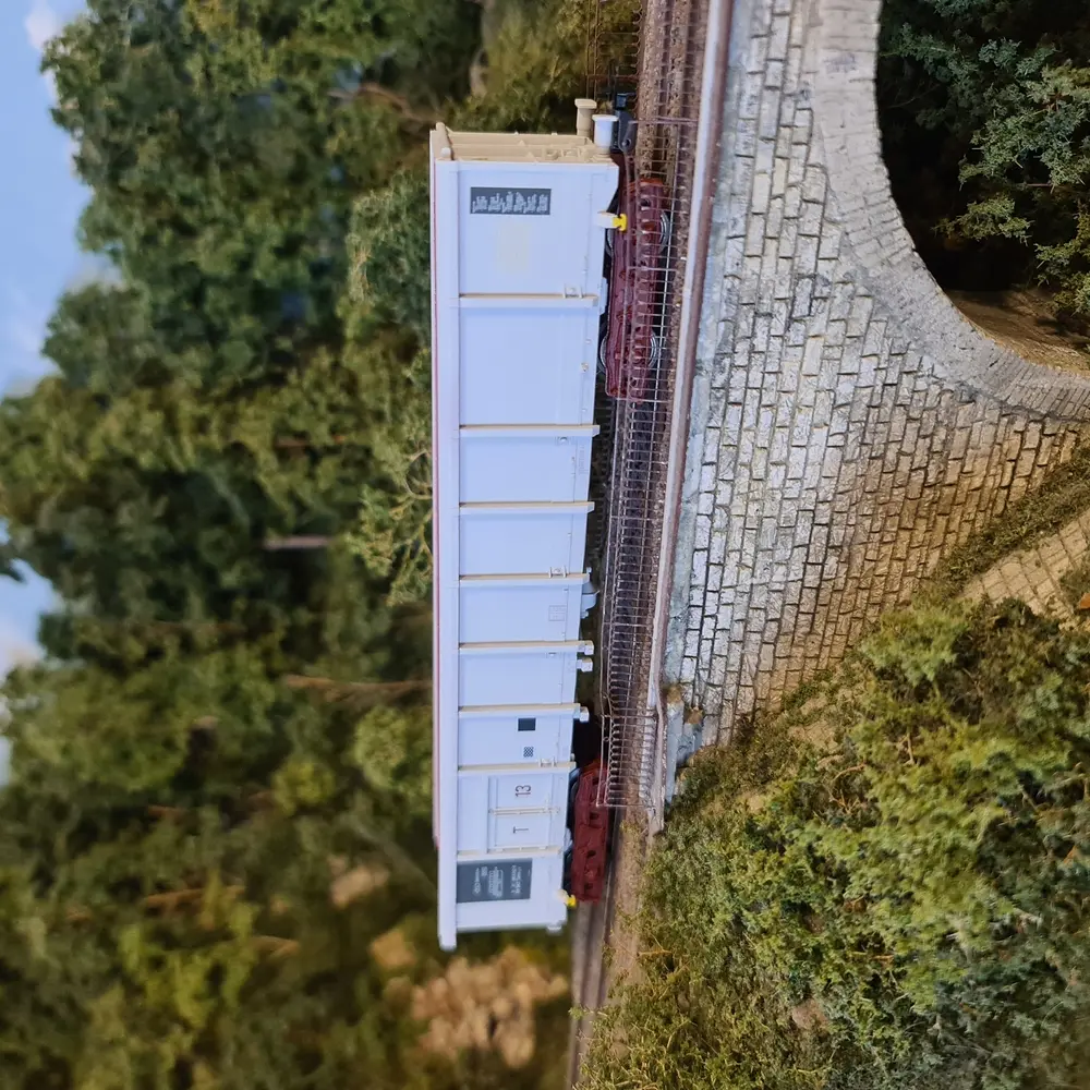 Wagon tombereaux à toit coulissant TILLIG BAHN 77034 - SNCF - HO 1/87 - EP V - 5