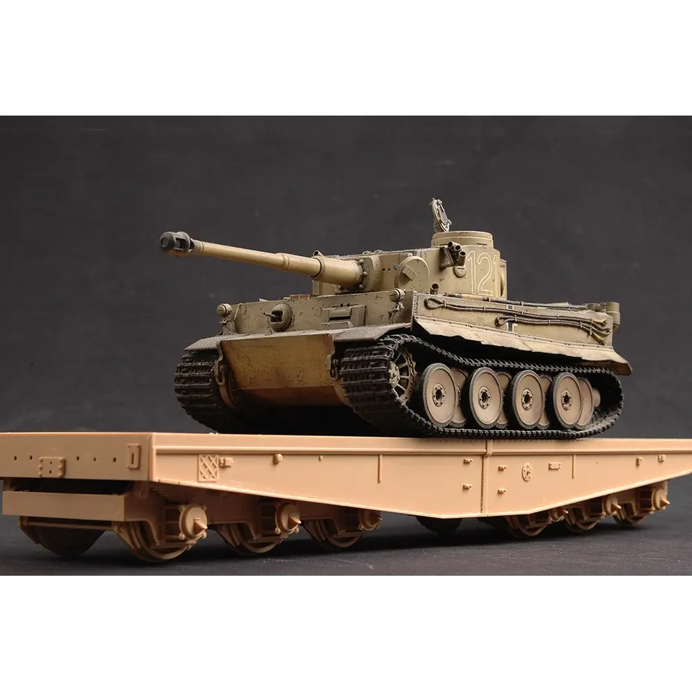 Chariot à plate-forme  lourde type Ssyms 80 - Trumpeter 00221 - 1/35 - 7