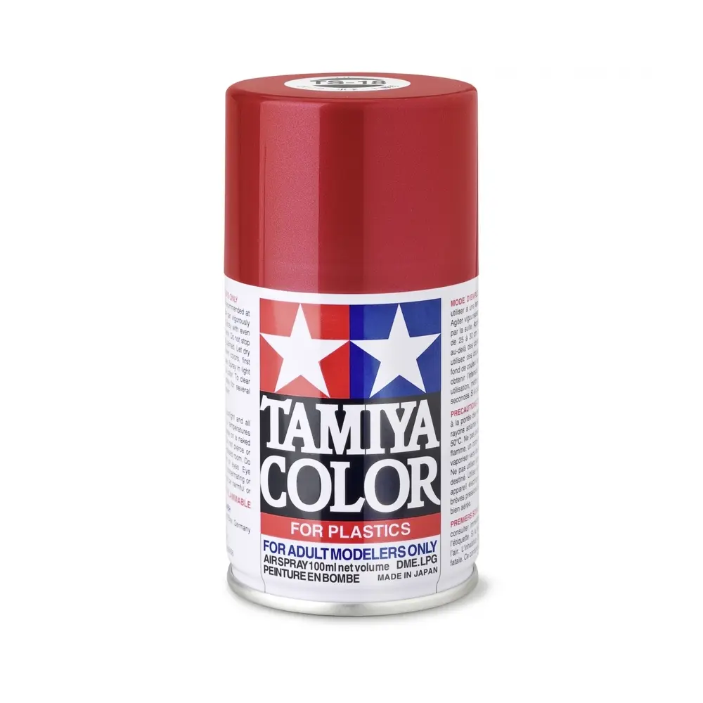 Rouge métallisé brillant - Tamiya TS-18 - 100 ml - 2