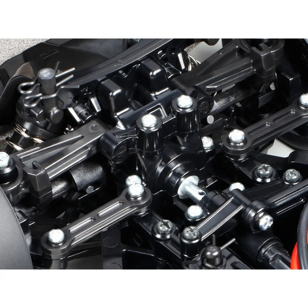 Toyota Gazoo Racing Yaris TT02 en kit + accu, chargeur, servo, télécommande - Tamiya 58716L - 1/10 - 6