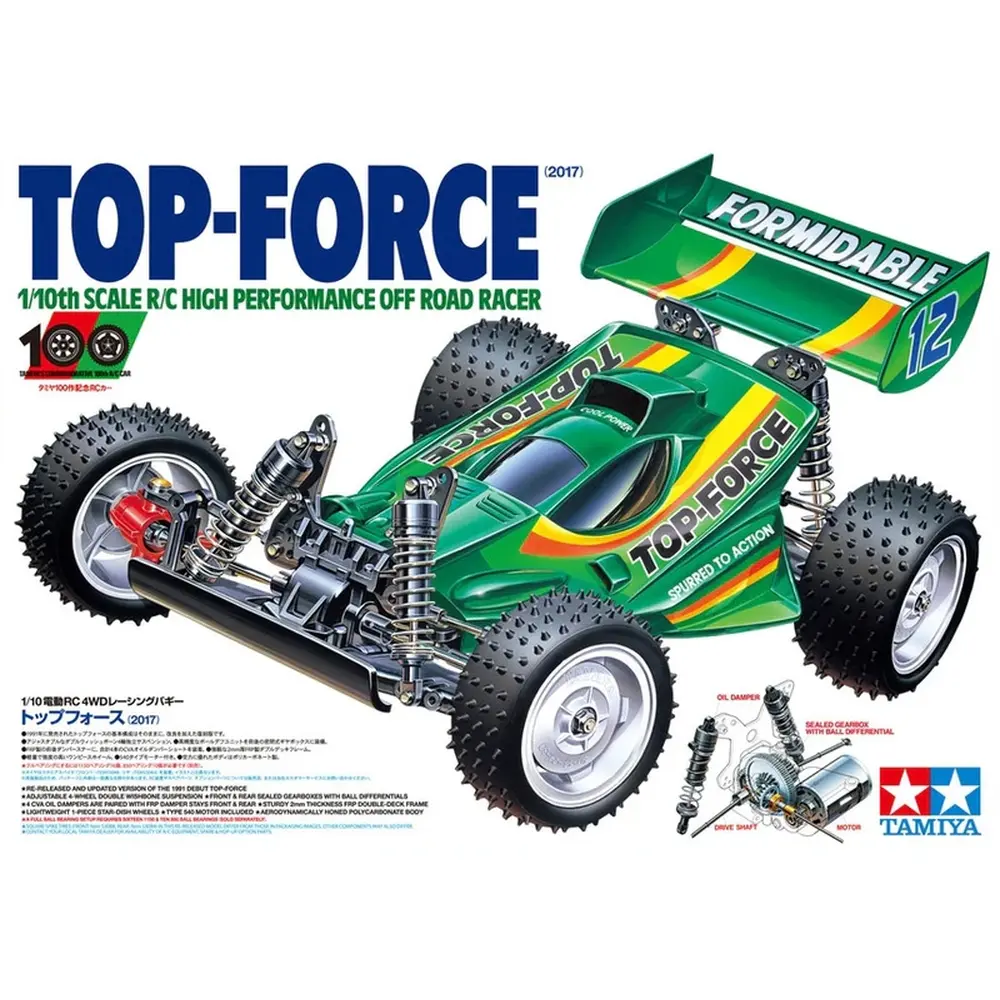 Buggy électrique Vintage Top Force Kit 4wd - Tamiya 47350 - 1/10 - 5