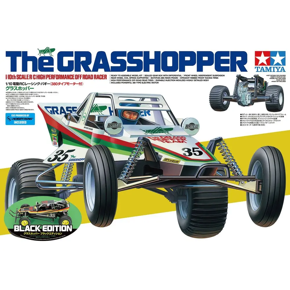 Grasshopper Black Edition kit - Tamiya 47522 - 1/10 - 3
