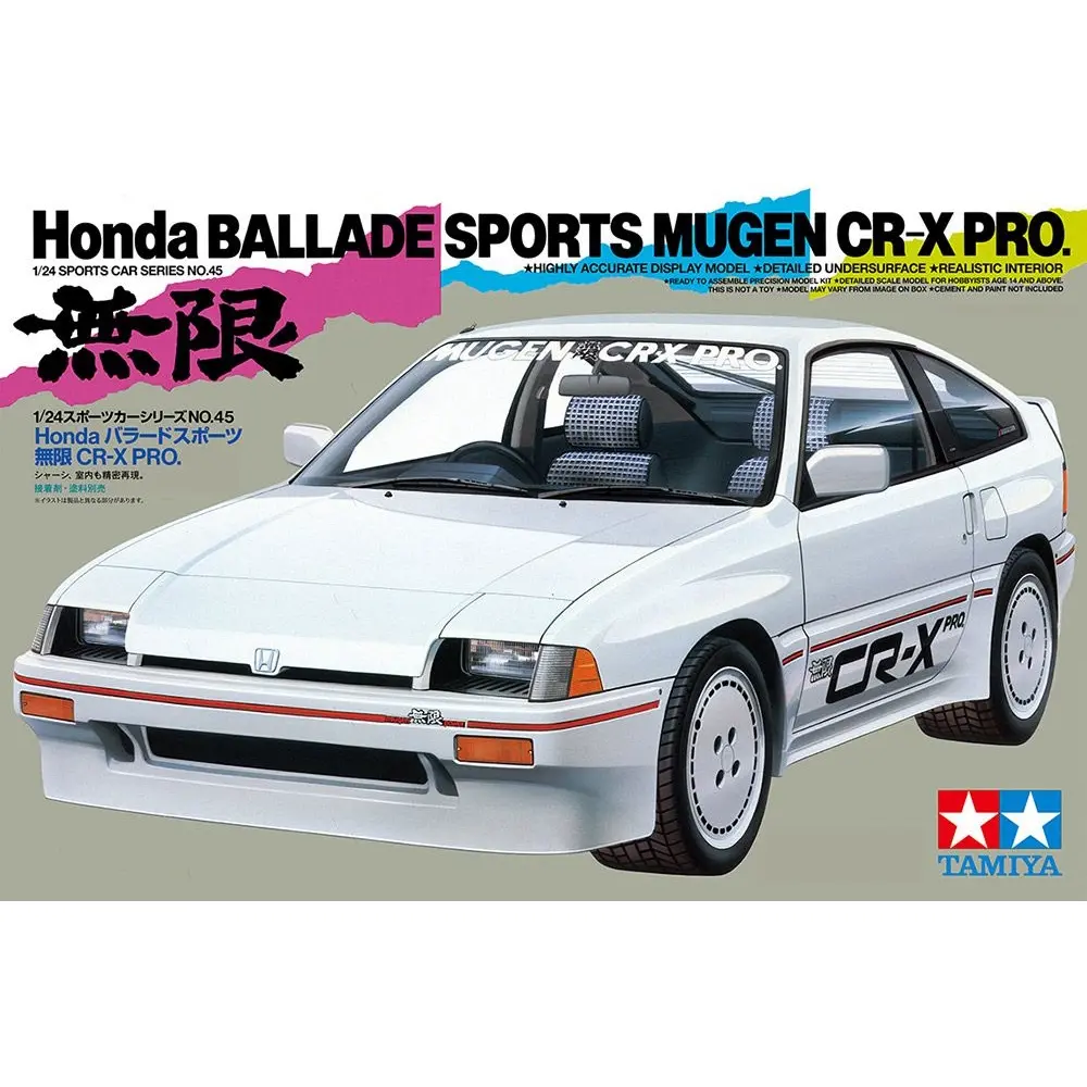 Honda Ballade Sports Mugen CR-X Pro - Tamiya 24045 - 1/24 - 3