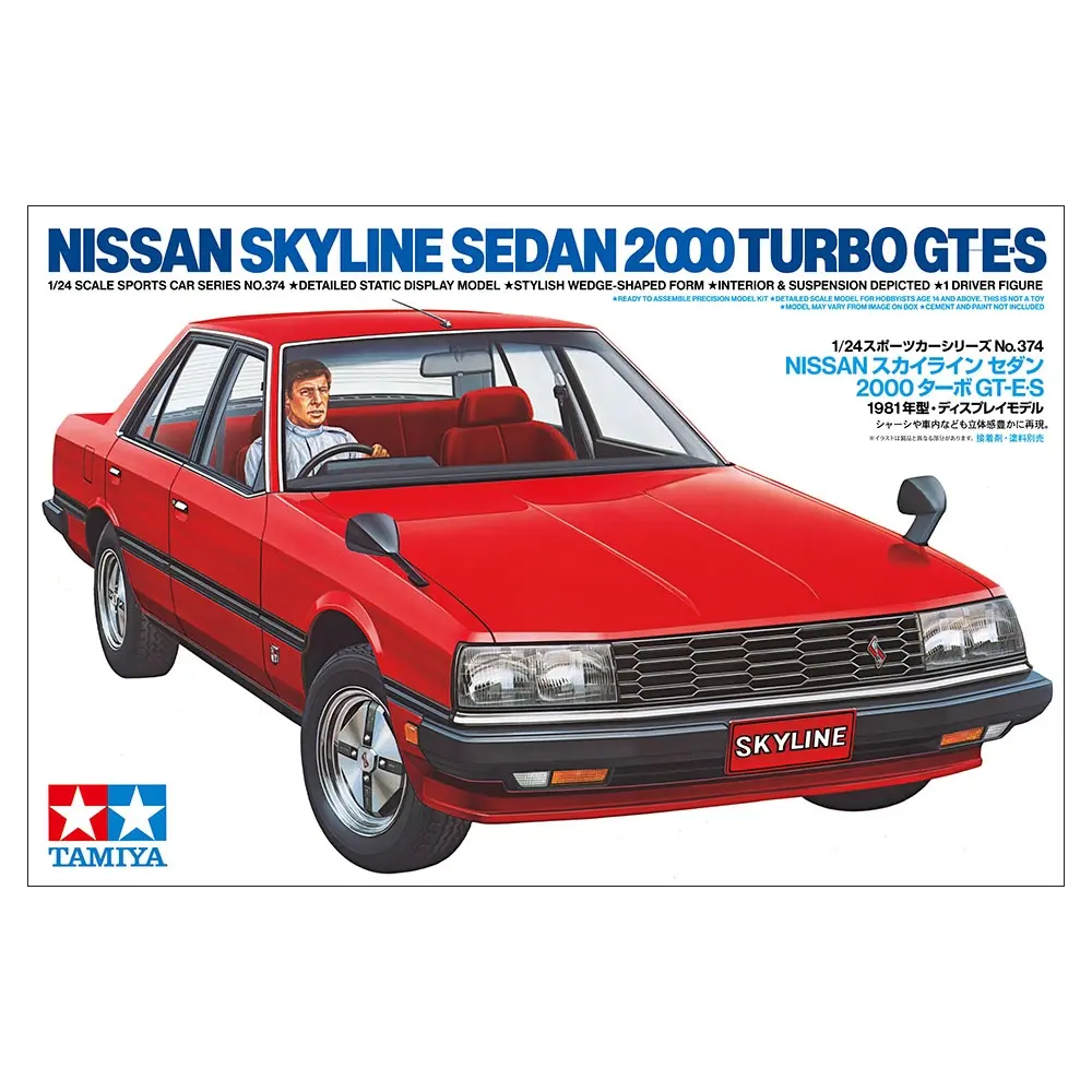 Voiture Nissan Skyline Sedan 2000 Turbo GT-ES - Tamiya 24374 - 1/24 - 2