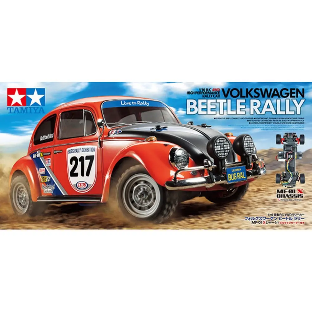 Voiture électrique - Volkswagen Beetle Rally en KIT - Tamiya 58650L - 1/10 - 4