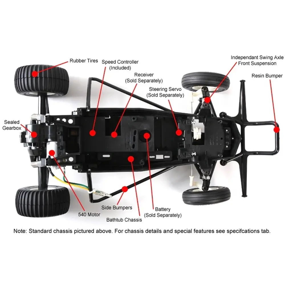 Grasshopper Black Edition kit - Tamiya 47522 - 1/10 - 2
