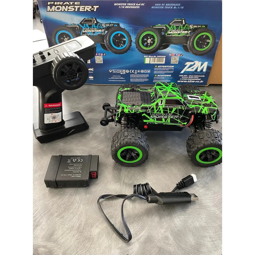 Pirate Monster-T bleu brushless - T2M T4992BL - 1/18 - 2