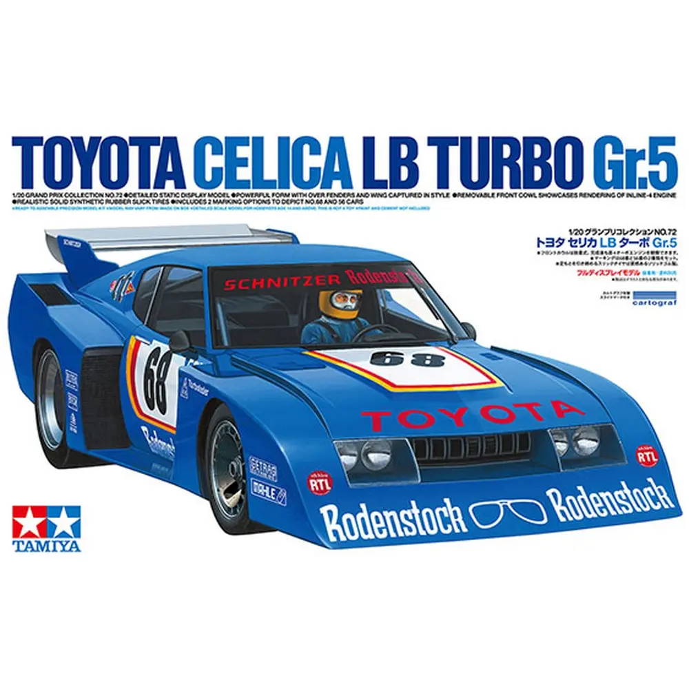Voiture de course - Toyota Celica LB Turbo Gr.5 - Tamiya 20072 - 1/20 - 4