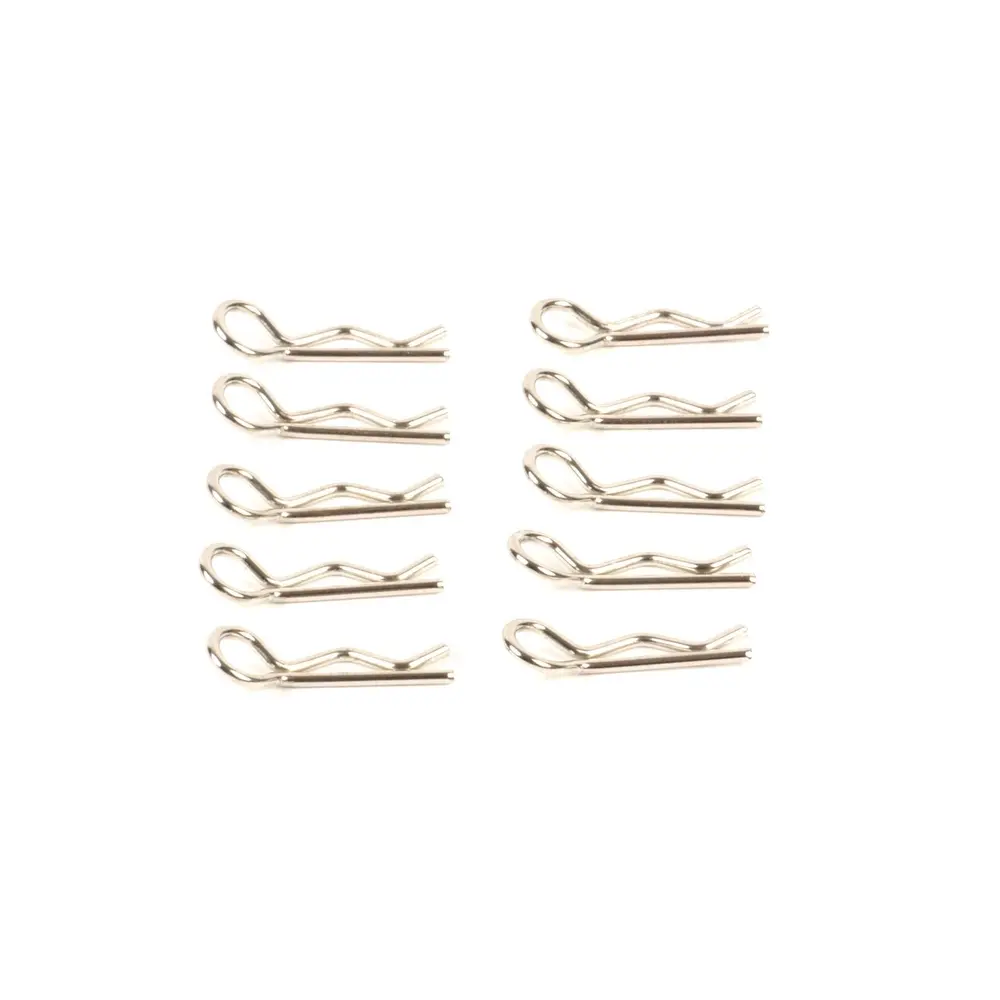 10 clips de carrosserie chromes - T2M T422658S - 1/12 - 2