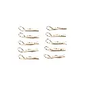 10 clips de carrosserie chromes - T2M T422658S - 1/12 - 2