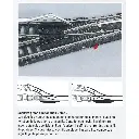 Aiguillage à droite Minitrix 24° 104.2 mm - N : 1/160 - code 80 - 14953 - 3