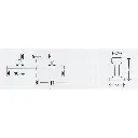 Rail Droit - MINITRIX TR14905 - 76.3MM - N:1/160ème - Code 80 - 2R - 3