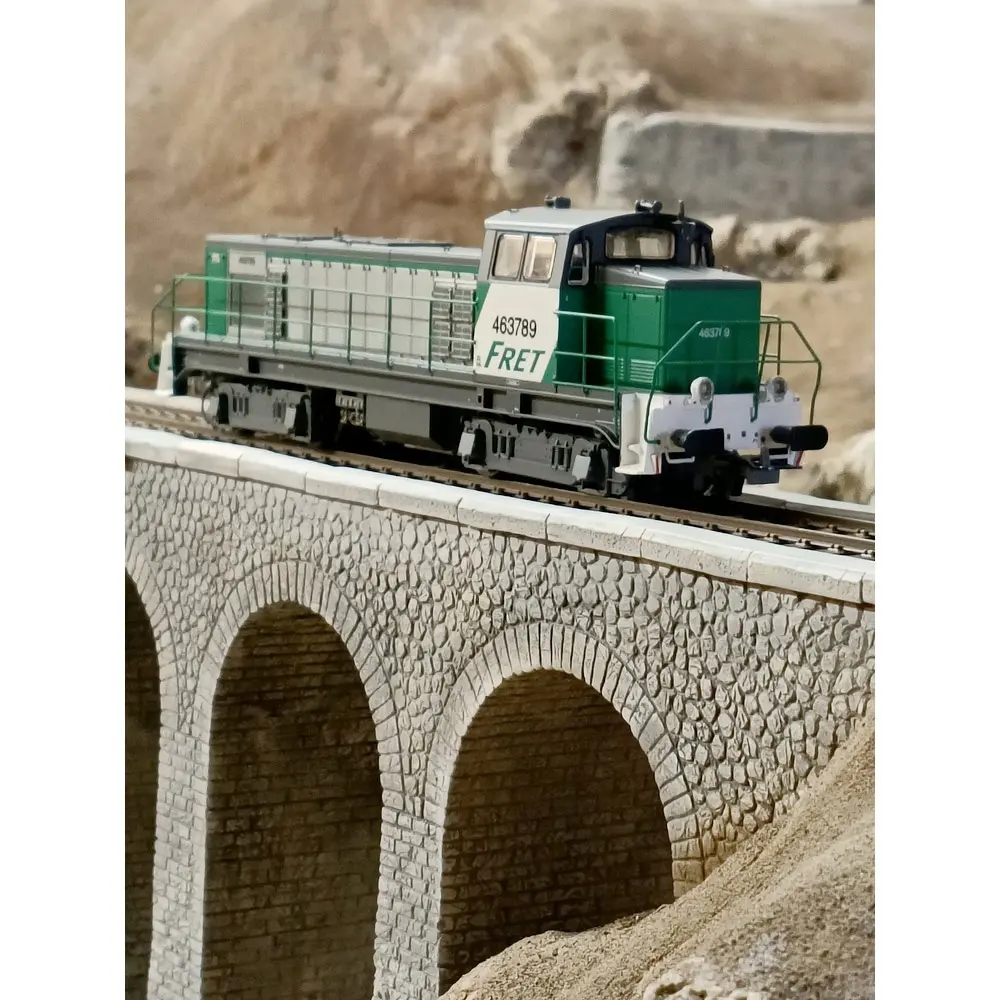 Locomotive Diesel FRET BB63789 - DCC SON - R37 HO41107DS SNCF - HO - 8