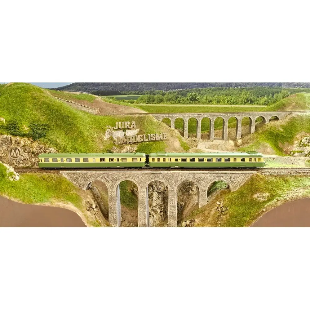 Autorail RGP 2 X-2703 Marseille - DCC SON - Ree modèles MB173S - SNCF - HO - EP III - 7