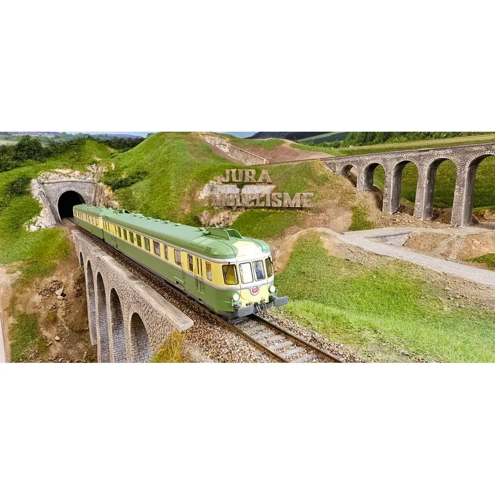 Autorail RGP 2 X-2705 Lyon-Vaise - DCC SON - REE MODELES MB172S SNCF - HO - EP III - 18