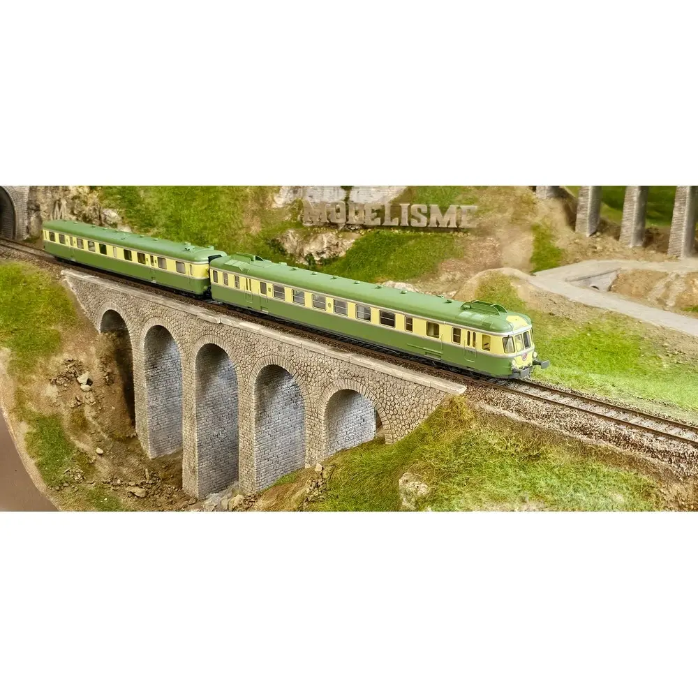 Autorail RGP 2 X-2705 Lyon-Vaise - DCC SON - REE MODELES MB172S SNCF - HO - EP III - 20