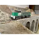 Locomotive Diesel FRET BB63789 - DCC SON - R37 HO41107DS SNCF - HO - 6