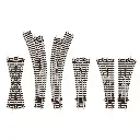 Aiguillage courbe à droite 11,25° Peco ST244 code 100 - R 438 & 505 mm - HO 1/87 - 2