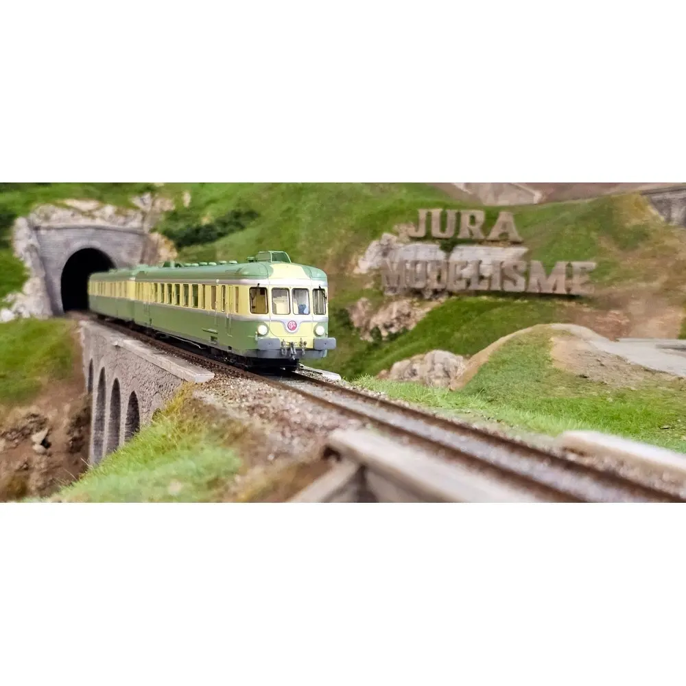 Autorail RGP 2 X-2703 Marseille - DCC SON - Ree modèles MB173S - SNCF - HO - EP III - 11