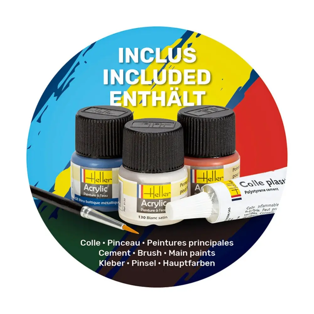 Starter Kit Citroën 2 CV fourgonette AK250 - Heller 58701 - 1/24  - 3