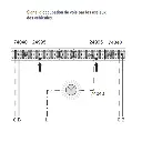 Rail courbe de commande à distance ballasté - Märklin 24294 - HO 1/87 - Code 83 - Voie C - 3