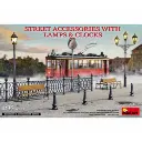Accessoires de rues + Horloges et Lampes - Miniart 35639 - 1/35 - 2