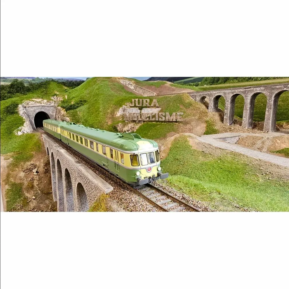 Autorail RGP 2 X-2703 Marseille - ACC SON - REE MODELES MB173SAC SNCF - HO - EP III - 17