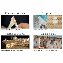 Plaque de décors Redutex 087LD123 - HO : 1/87 - Brique marron plaine - 4