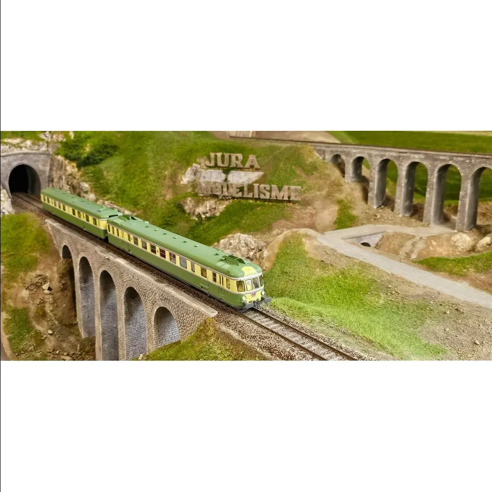 Autorail RGP 2 X-2705 Lyon-Vaise - DCC SON - REE MODELES MB172S SNCF - HO - EP III - 10