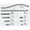 Rail droit - Minitrix 14903 - N : 1/160 - code 80 -  17.2 mm - 2
