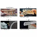 Plaque de décors Redutex 120CF121 - HO 1/87 - Route de pierre polychrome - 3