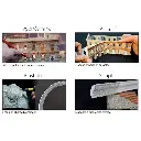 Plaque de décors Redutex 076BS112 - OO 1/76 - HO 1/87 - Bloc de pierre calcaire - 3