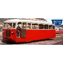 Autorail De Dion type NC Saône & Loire N°402, 2 phares, rouge/gris perle, toit gris - Ree Modèles VM057 - HOe/HOm 1/87 - CFD - Ep II/III - Analogique - 2R - 3