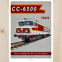 Poster CC6500 - 1969 - SNCF - 800Tonnes 8TCC6500 - A2 42.0 x 59.4 cm - 2