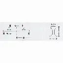 Rail courbe rayon 30° - Minitrix 14910 - N : 1/160 - code 80 - 320 mm - 3