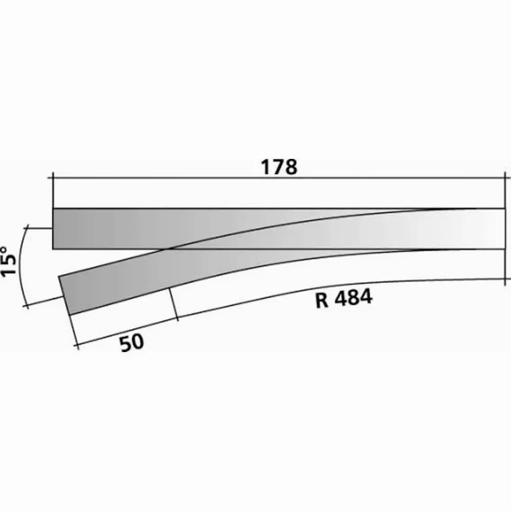 Aiguillage droit ou gauche en kit - Tillig Bahn 85435 - HO 1/87 - Code 83 - 2