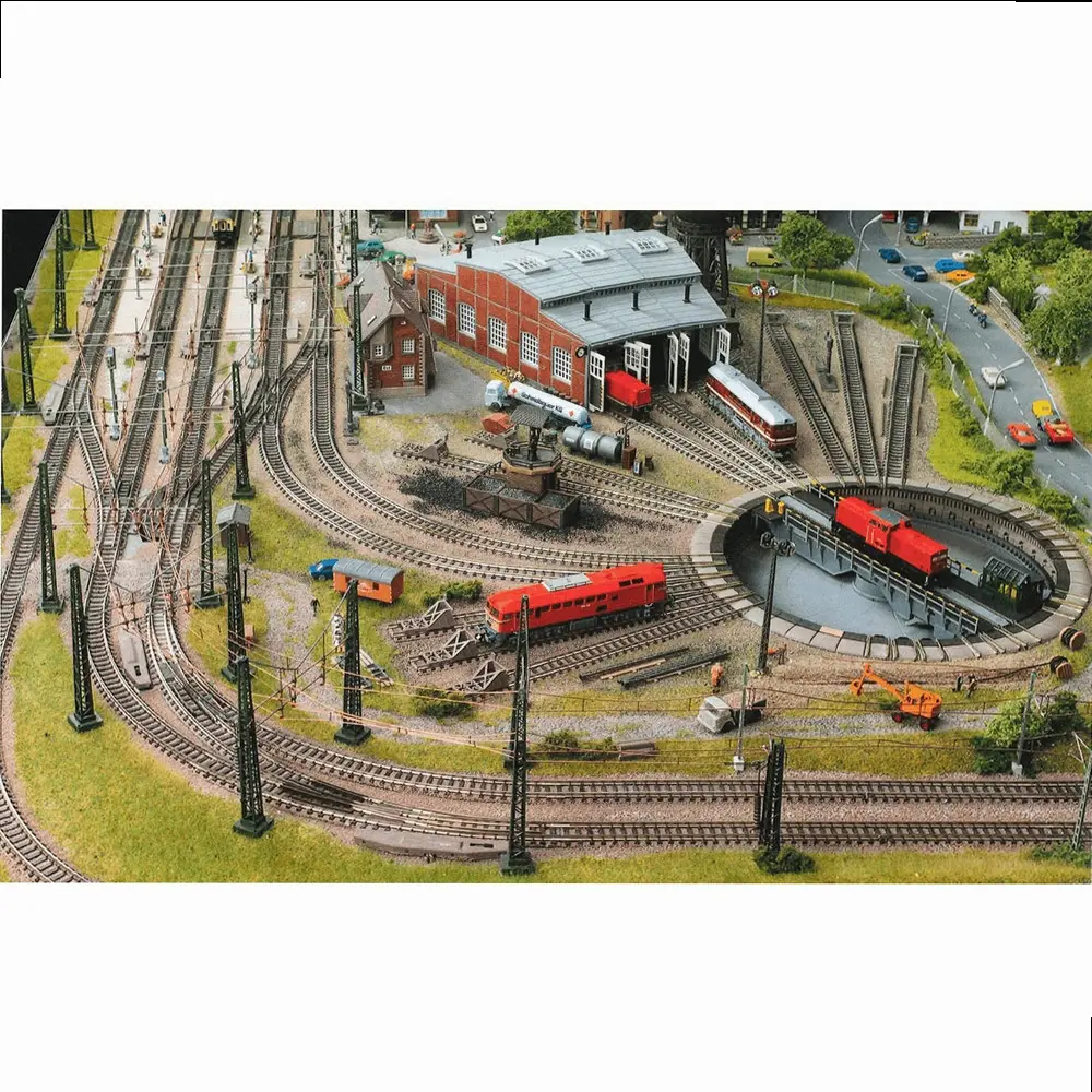 Aiguillage à droite Fleischmann 9171 cœur plastique code 80 - N 1/160 - 5