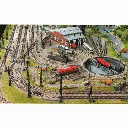 Aiguillage à droite Fleischmann 9171 cœur plastique code 80 - N 1/160 - 5